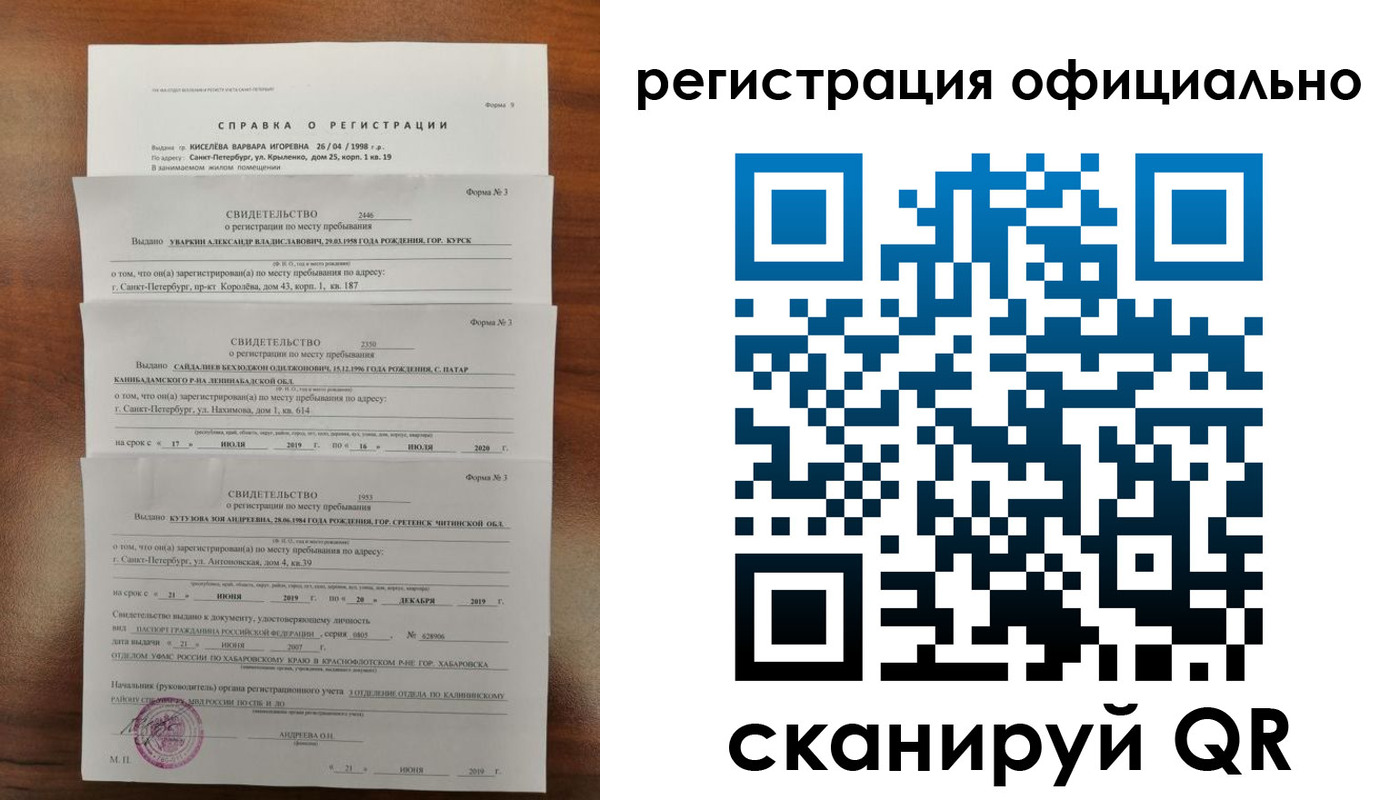 временная регистрация адрес в Сланцах